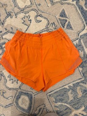 lululemon athletica Orange Women's Athletic Shorts